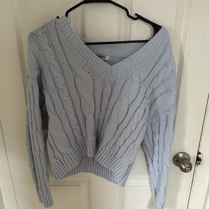 Baby Blue Knit Sweater